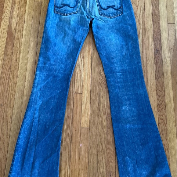 E.D.J. Denim Purist Jo Anna Bootcut women’s western low rise jeans, size 27” - Picture 3 of 16